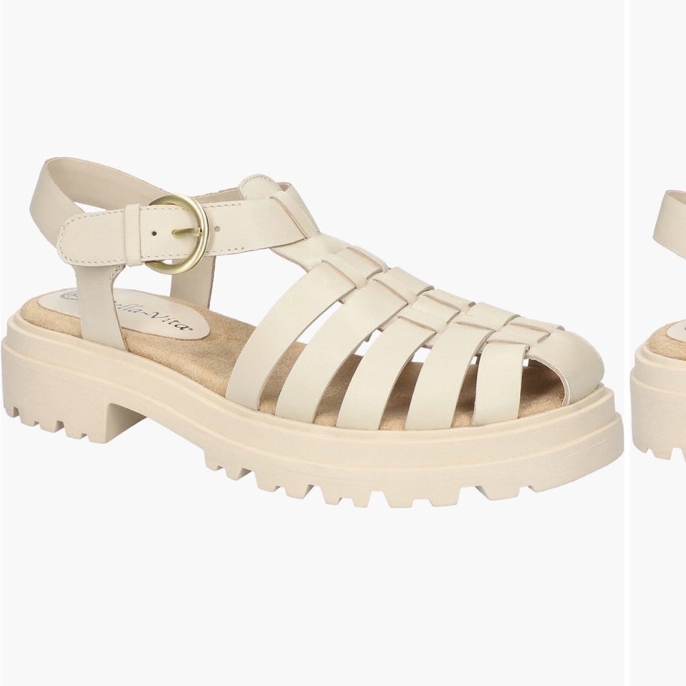 Bella Vita Sinclair Fisherman Sandals Size 7.5